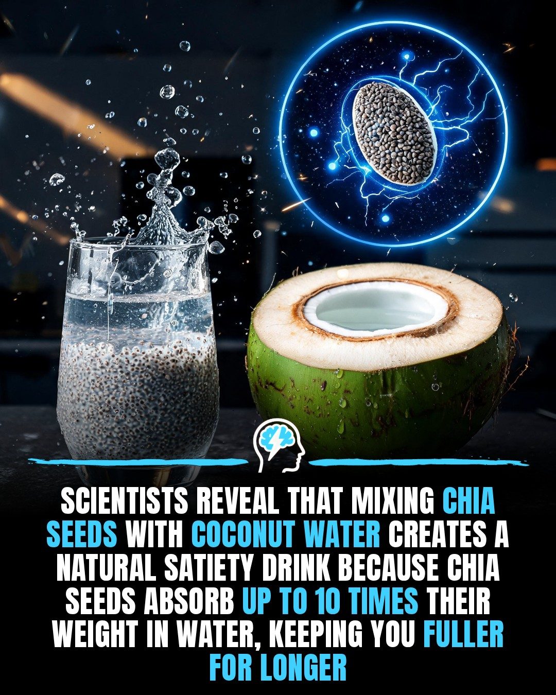 Chia Coconut Drink: Stay Full and Energized Naturally