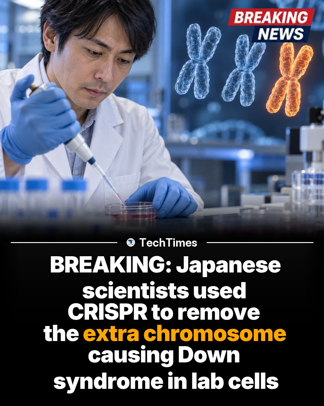 Japanese Scientists Use CRISPR to Target Down Syndrome