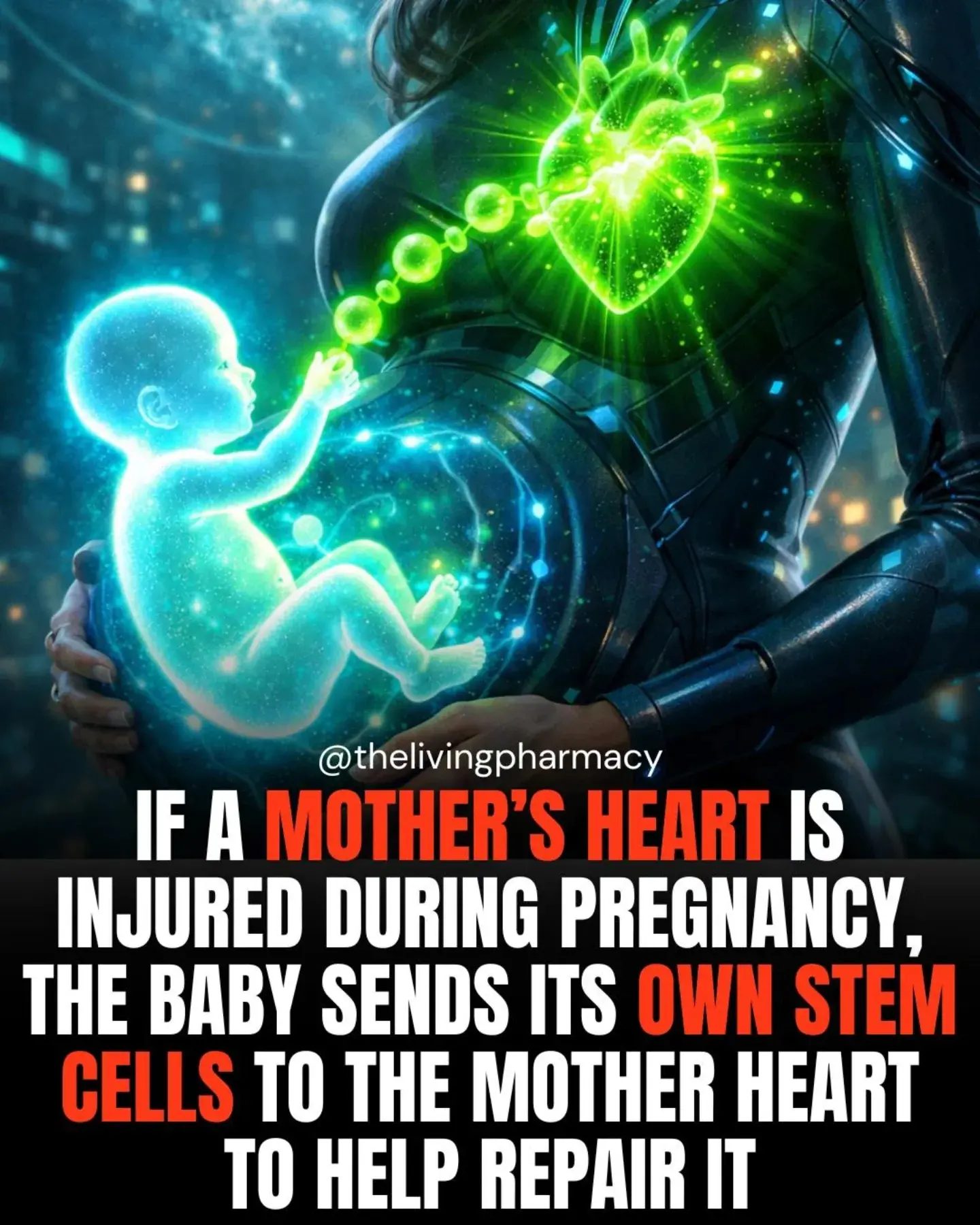 How Babies' Stem Cells Repair Mothers' Hearts During Pregnancy