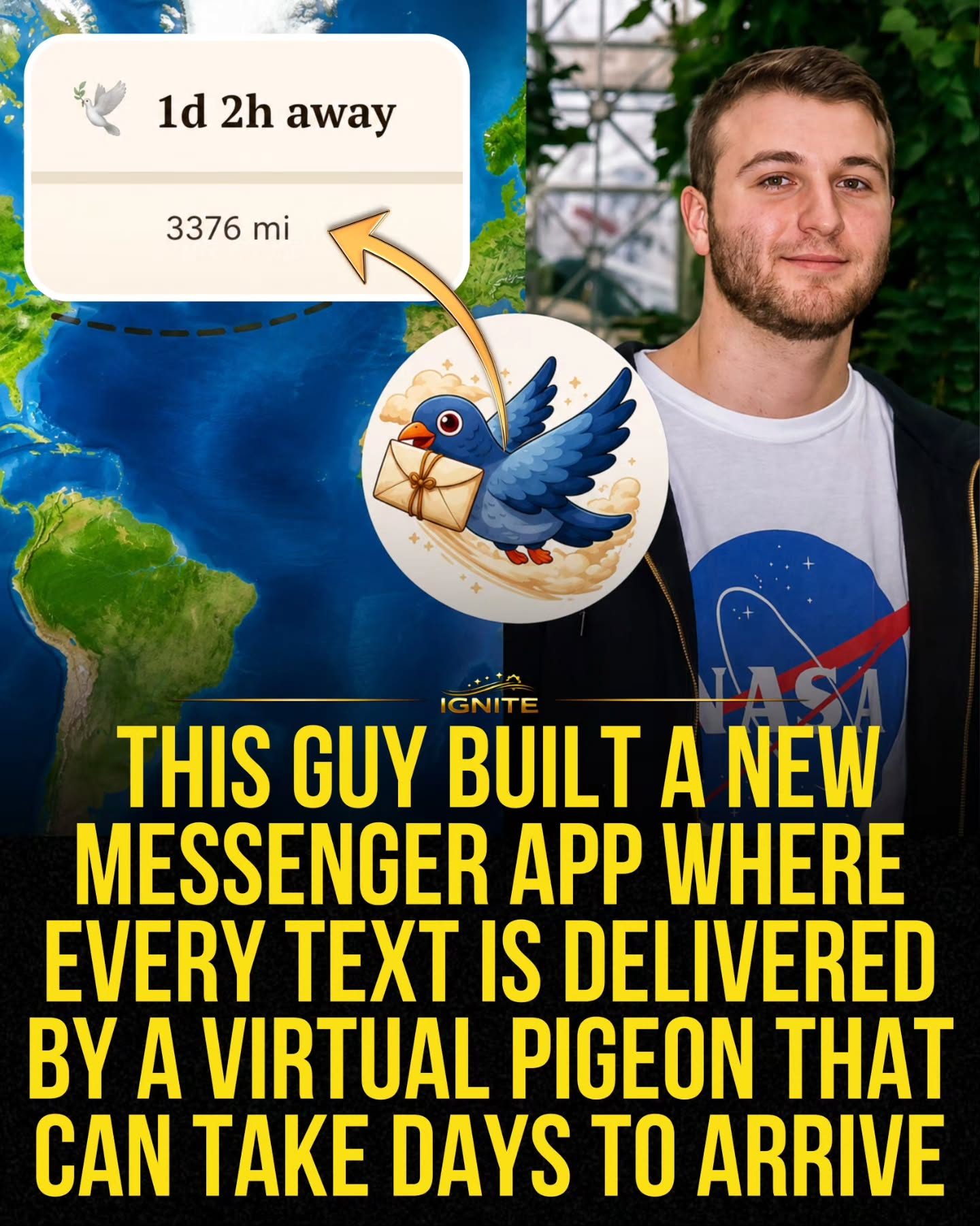 IGNITE Messenger: Texts Delivered By Virtual Pigeon