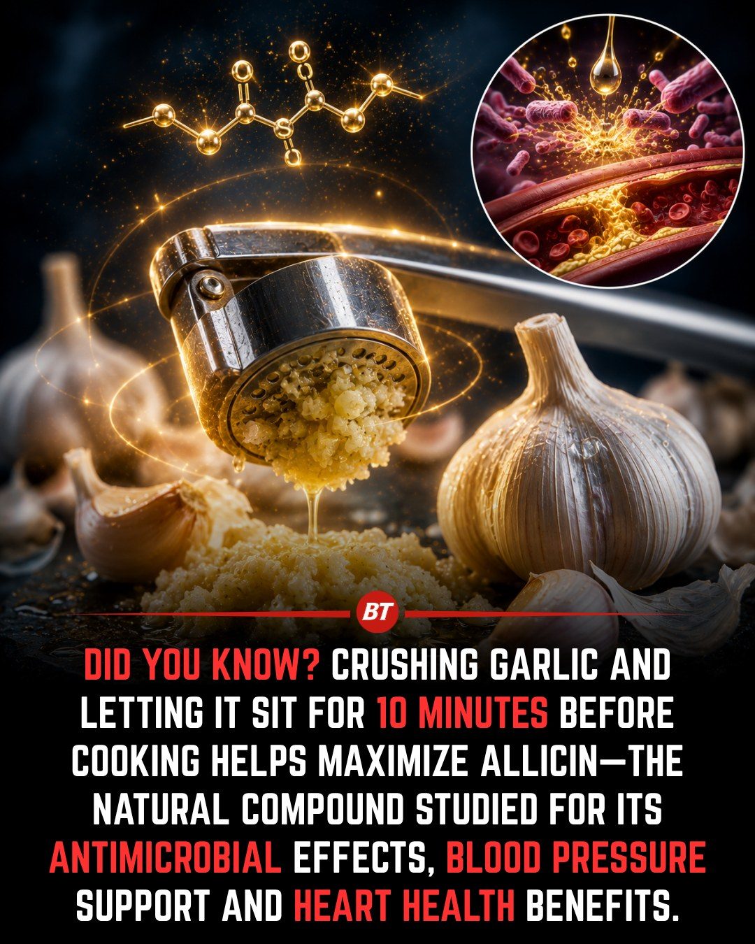 Maximize Garlic's Health Boost: Crush & Wait