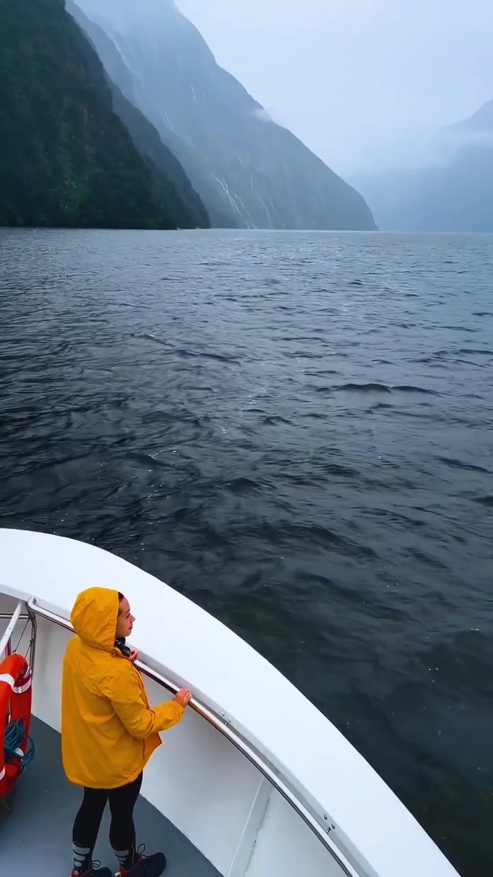 Fjord Boat Ride on a Rainy Day