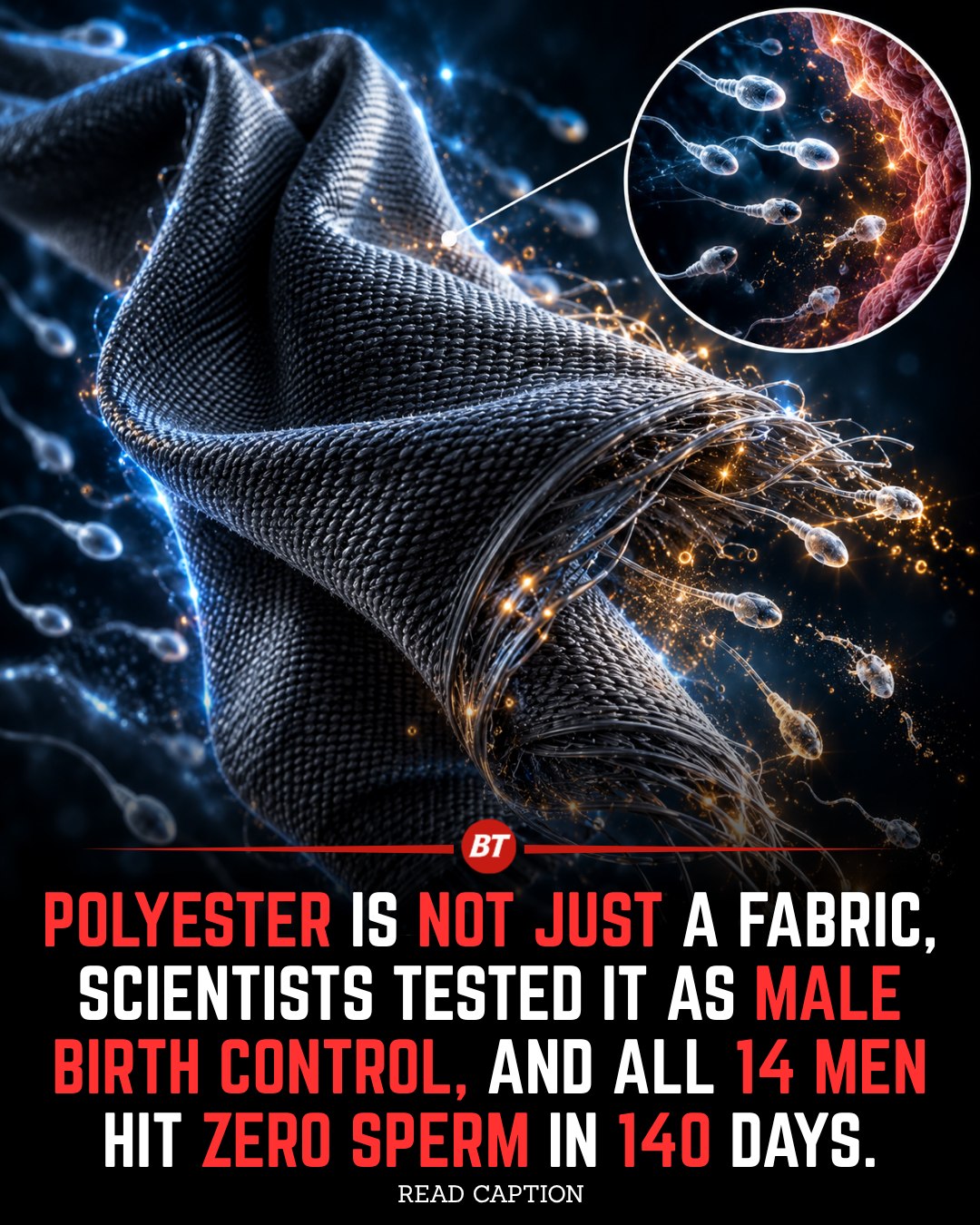 Polyester Fabric Tested as Male Birth Control