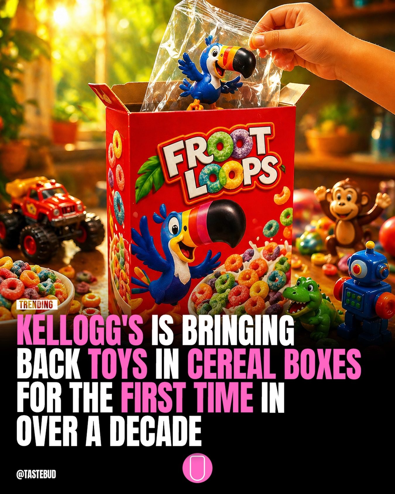 Kellogg's Brings Back Toys in Cereal Boxes for Toy Story 5