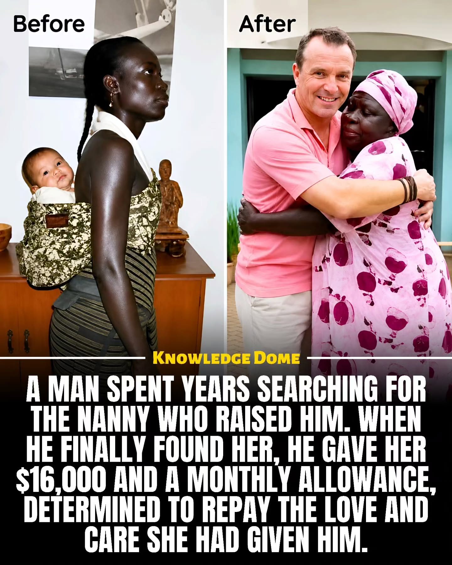 Man Repays Nanny After 38-Year Search