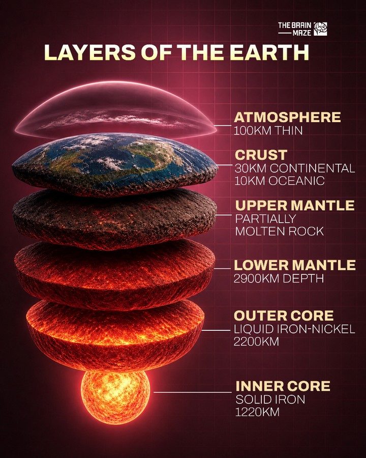 The Structure of Earth's Layers and Their Roles