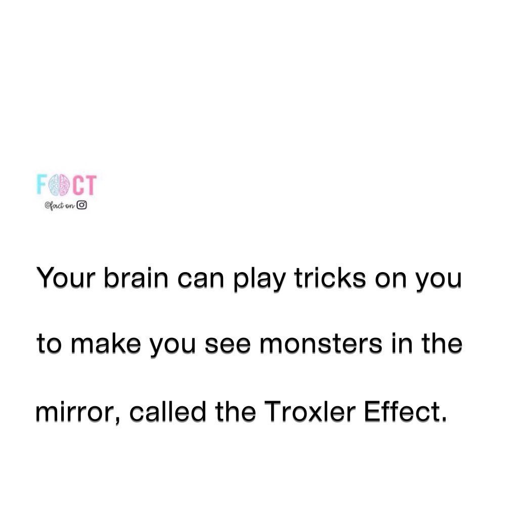 The Troxler Effect: Why Your Brain Sees Monsters in Mirrors
