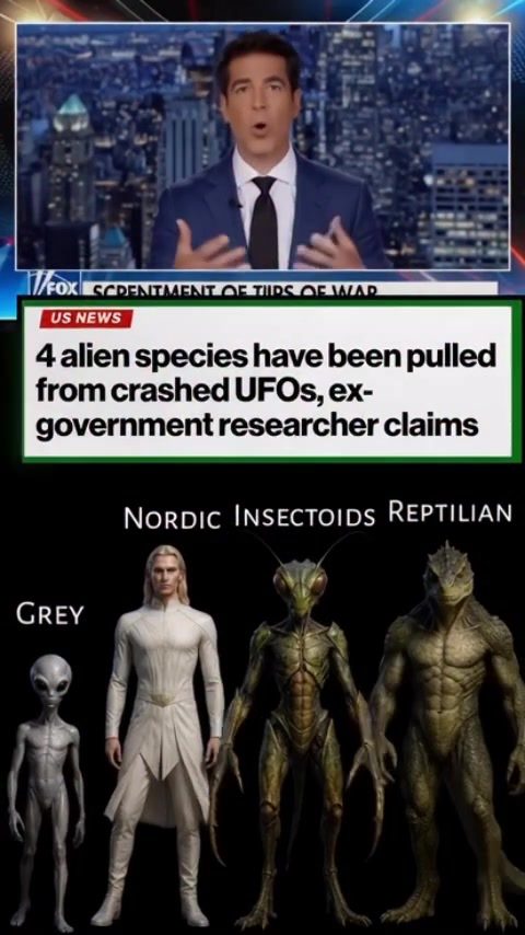 Ex-Government Researcher Claims U.S. Recovered 4 Alien Species