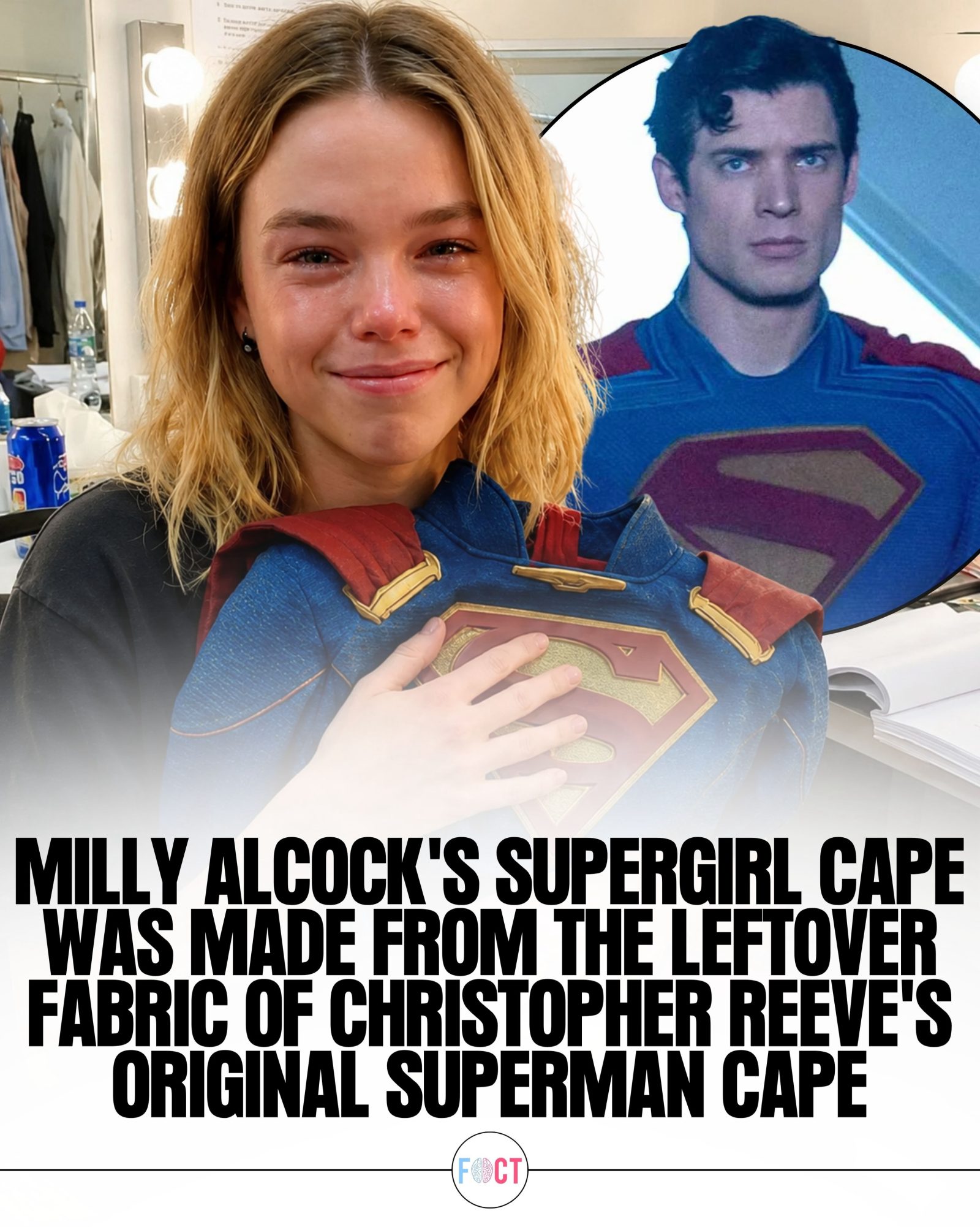 Milly Alcock's Supergirl Cape Features Original 1978 Superman Fabric