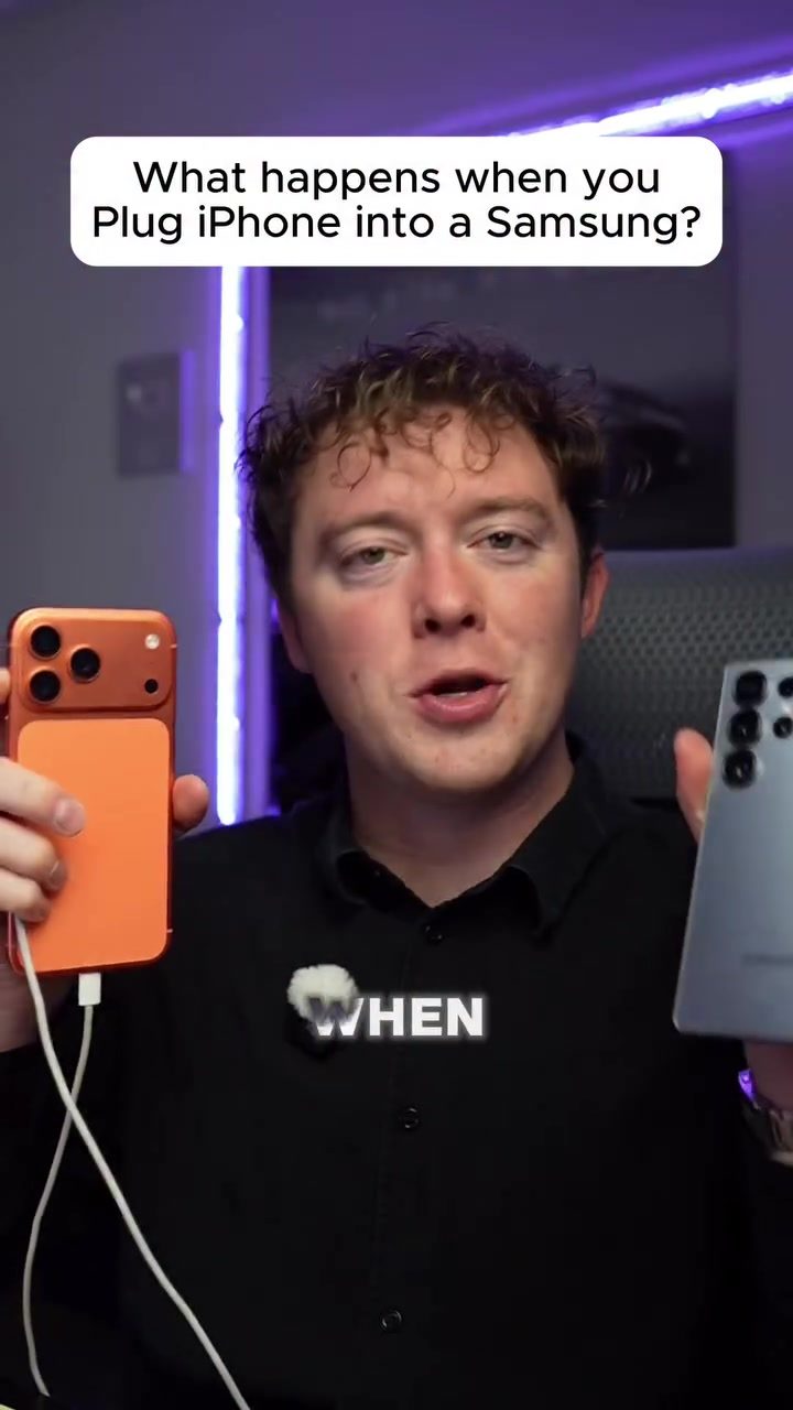iPhone vs Samsung: USB-C Connection Test