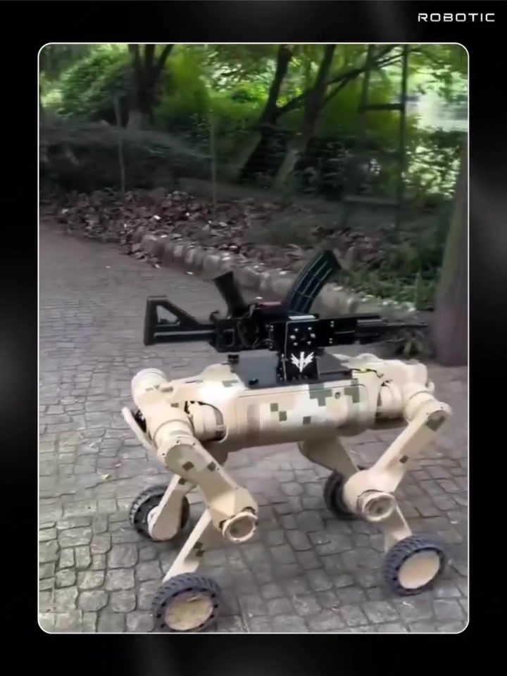 Combat Wolf Military Robot: Autonomous Navigation