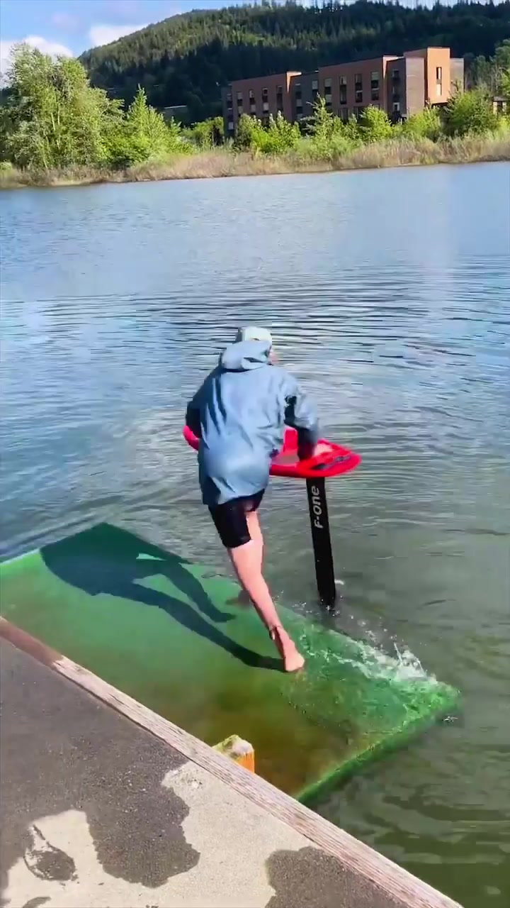 F-one Water Float Device Tested in Hood River