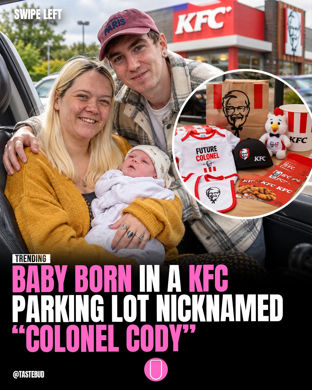 Baby Born in KFC Parking Lot: Meet Colonel Cody