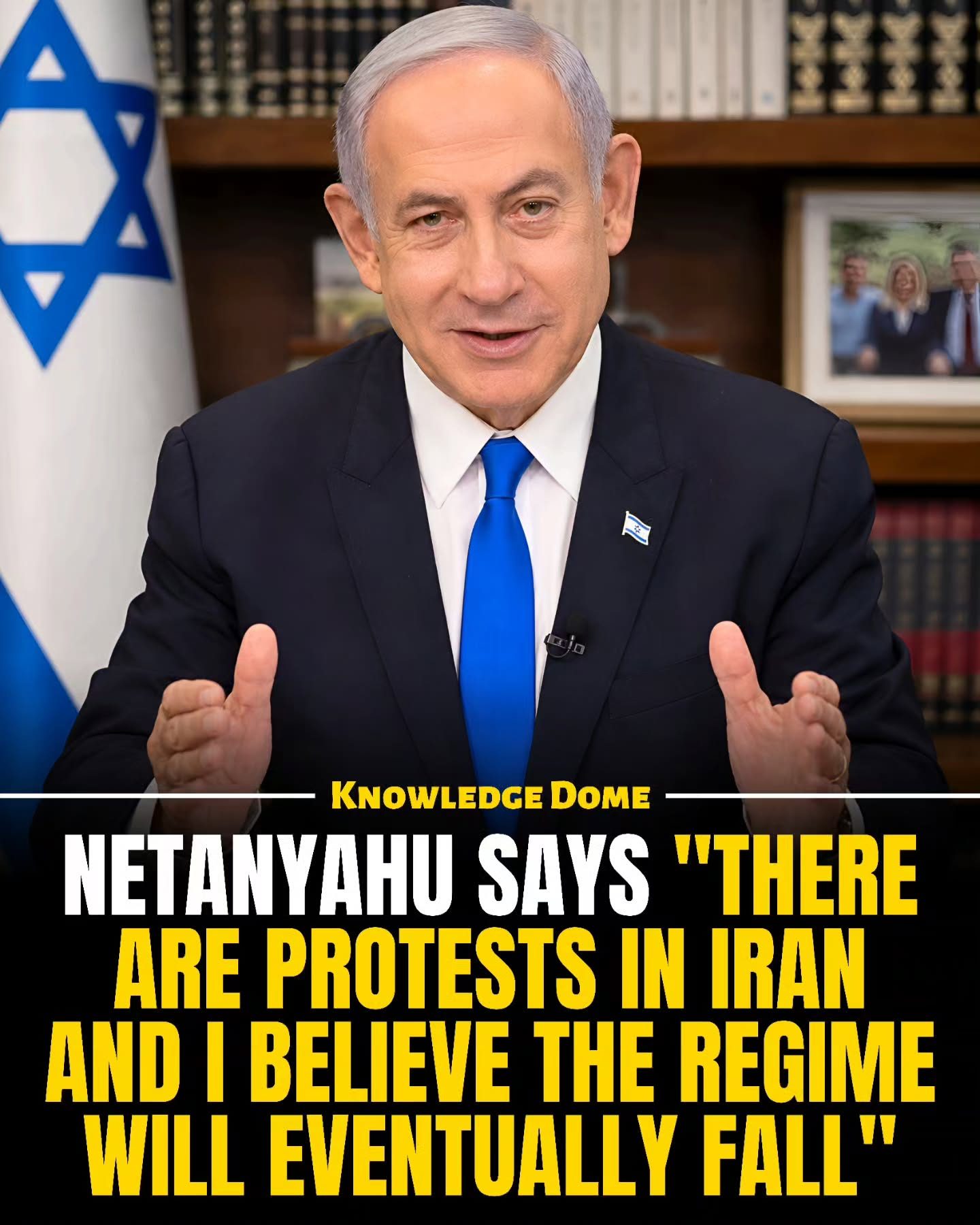 Netanyahu: Iran's Regime Under Pressure Amid Protests