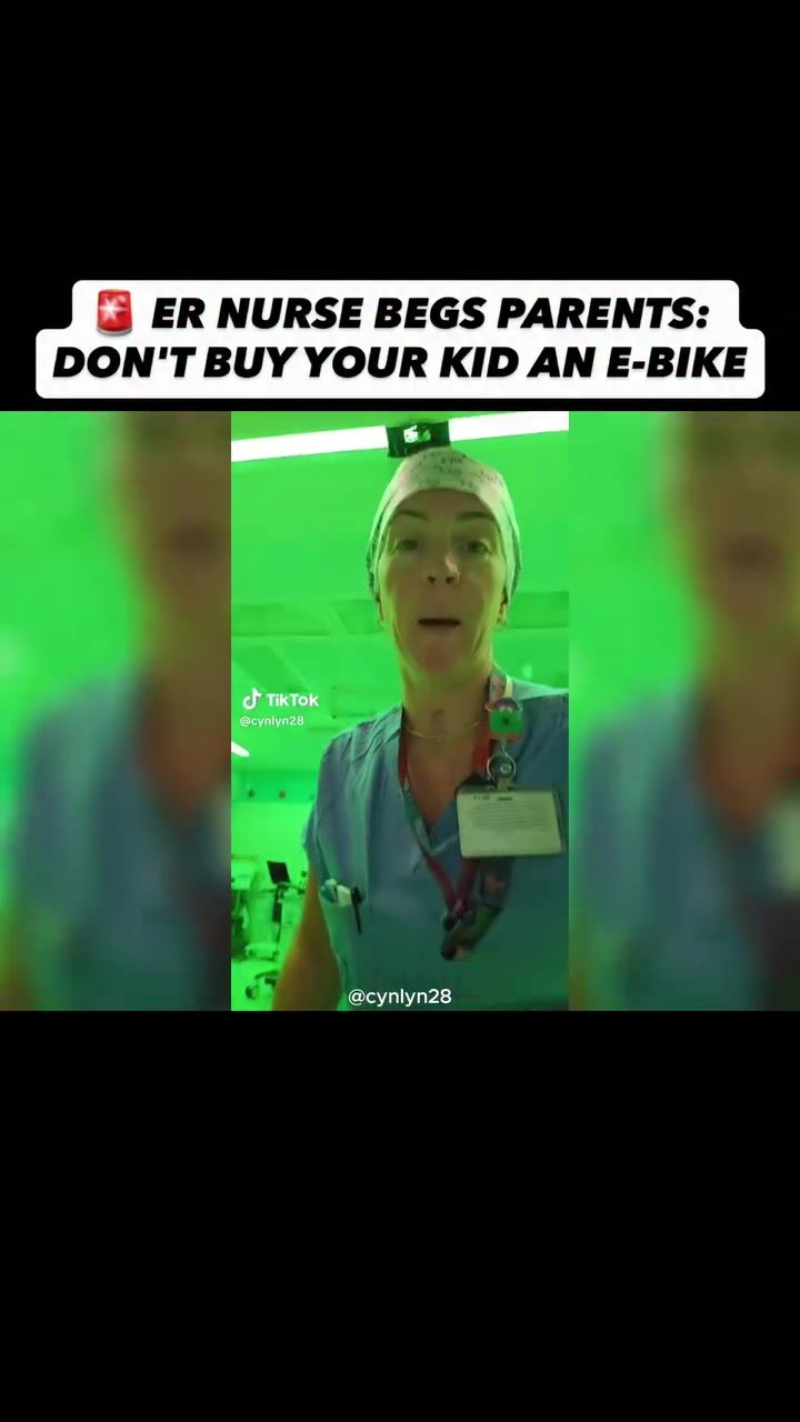 ER Nurse Warns: Dangers of E-bikes for Kids