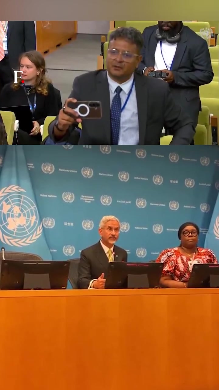 Jaishankar's Response to Pakistan Reporter at UN