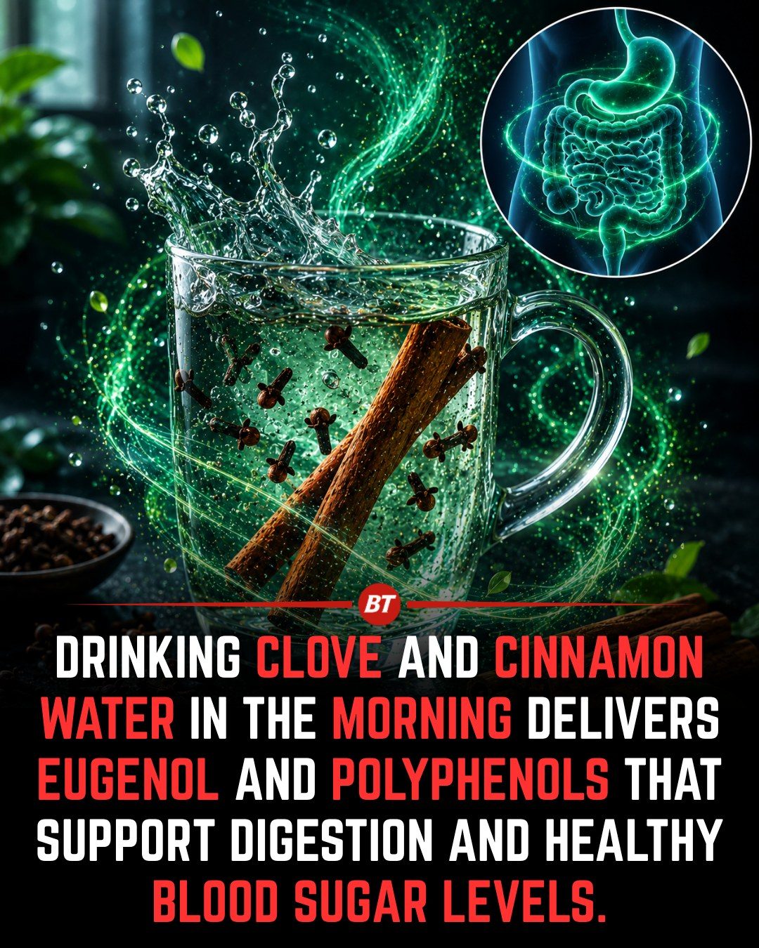 Morning Clove and Cinnamon Drink: Boost Digestion and Blood Sugar
