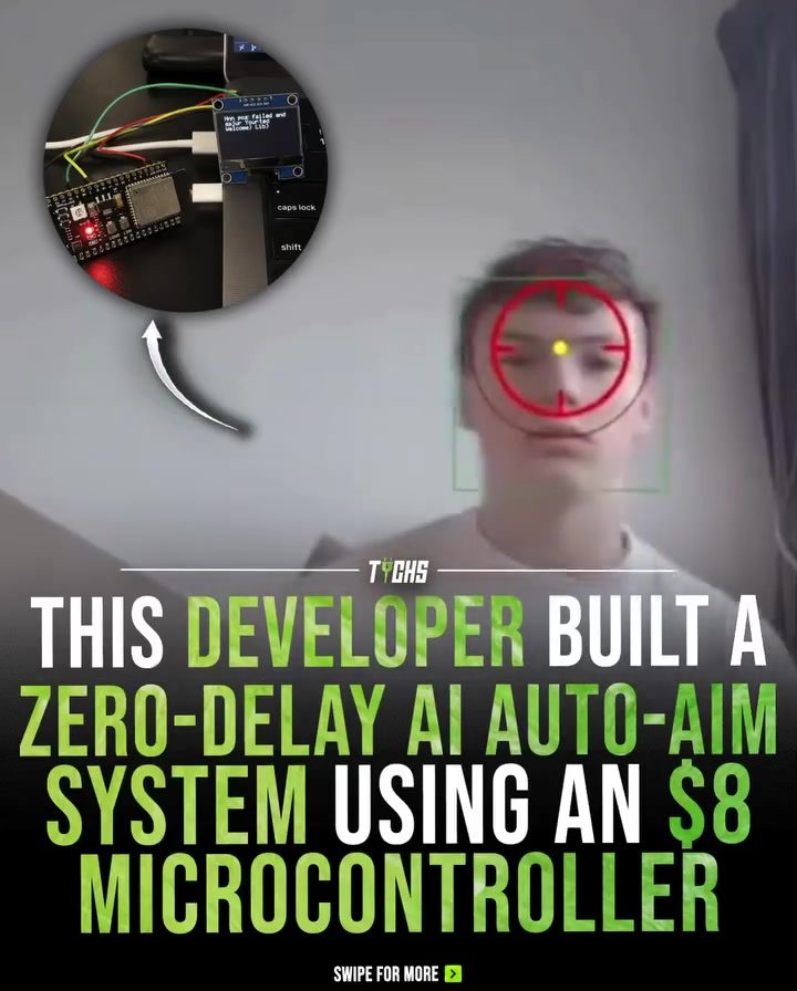AI Zero-Delay Auto-Aim: $8 Microcontroller Revolution