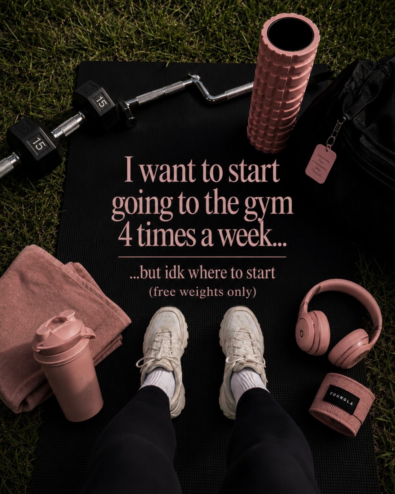4-Day Free Weight Workout Split for Gym Beginners