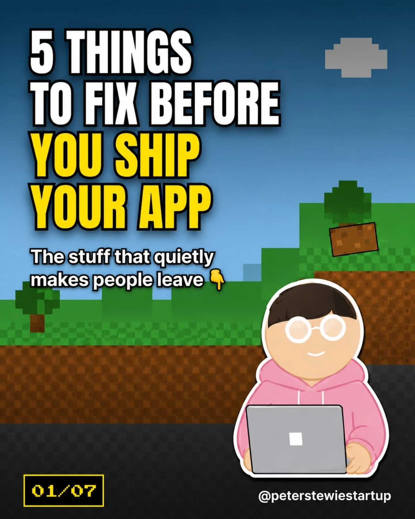 PeterStewieStartup's App Development Tips Before Shipping