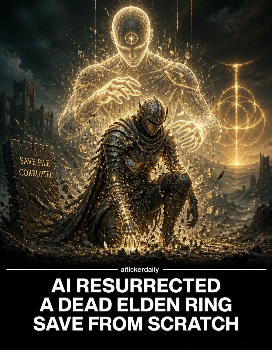 Revolutionizing Gaming: How AI Revived a Corrupted Elden Ring Save