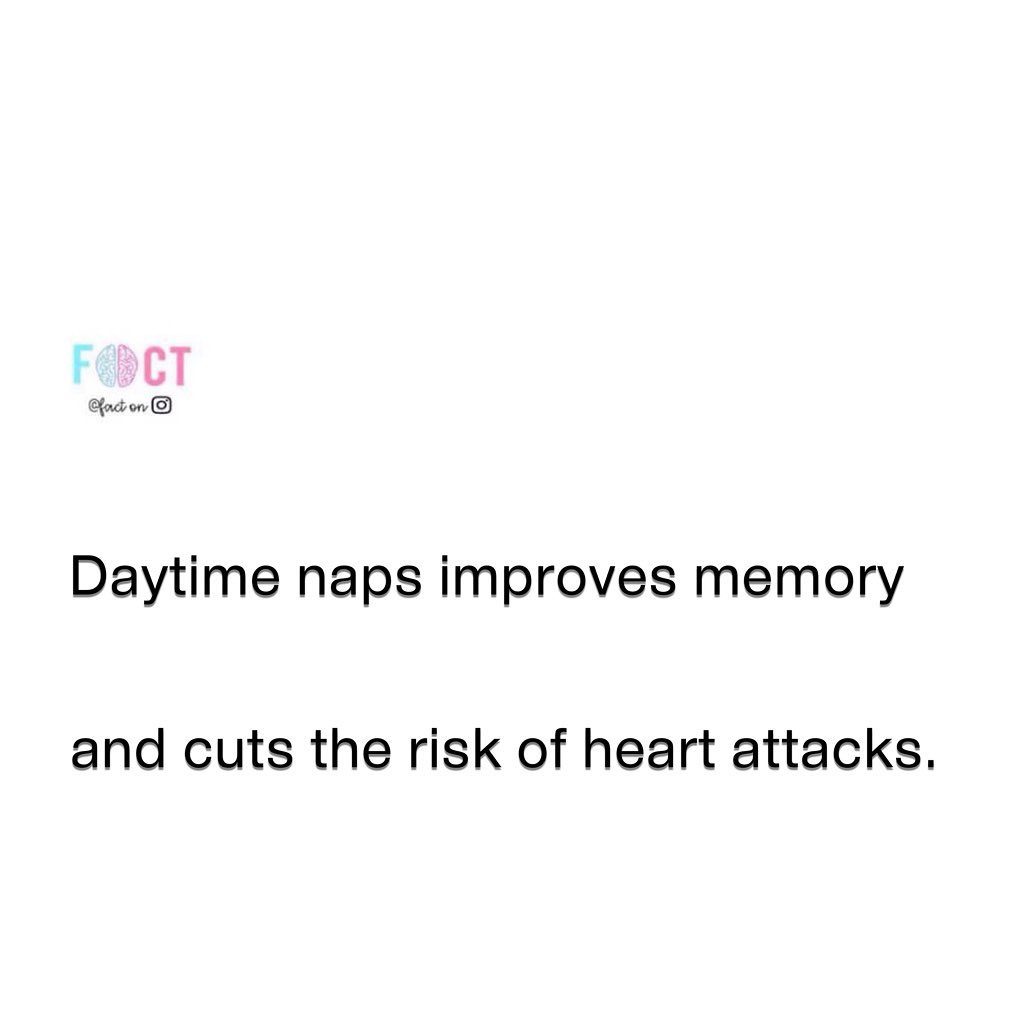 Daytime Naps: Improve Memory, Reduce Heart Attack Risk