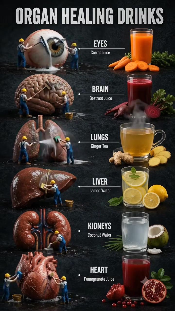 Drinks to Support Your Organs Daily
