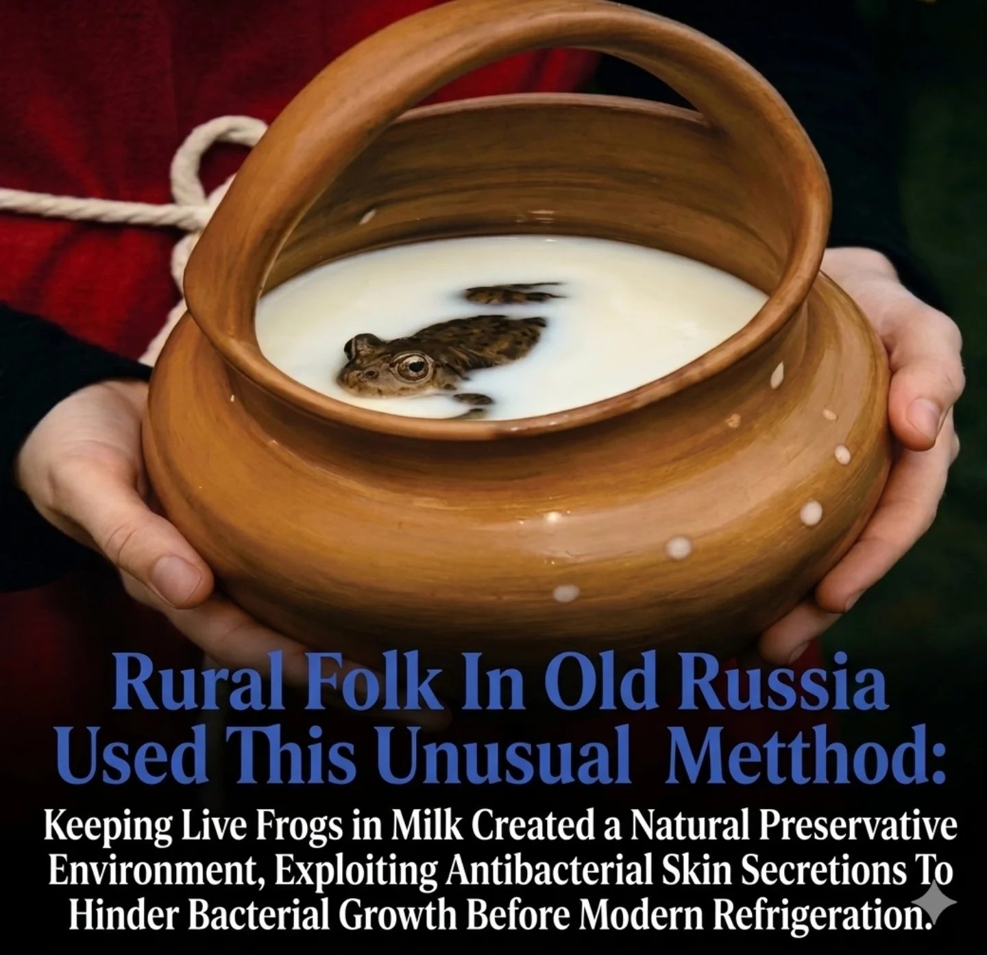 Old Russian Method: Preserving Milk with Live Frogs