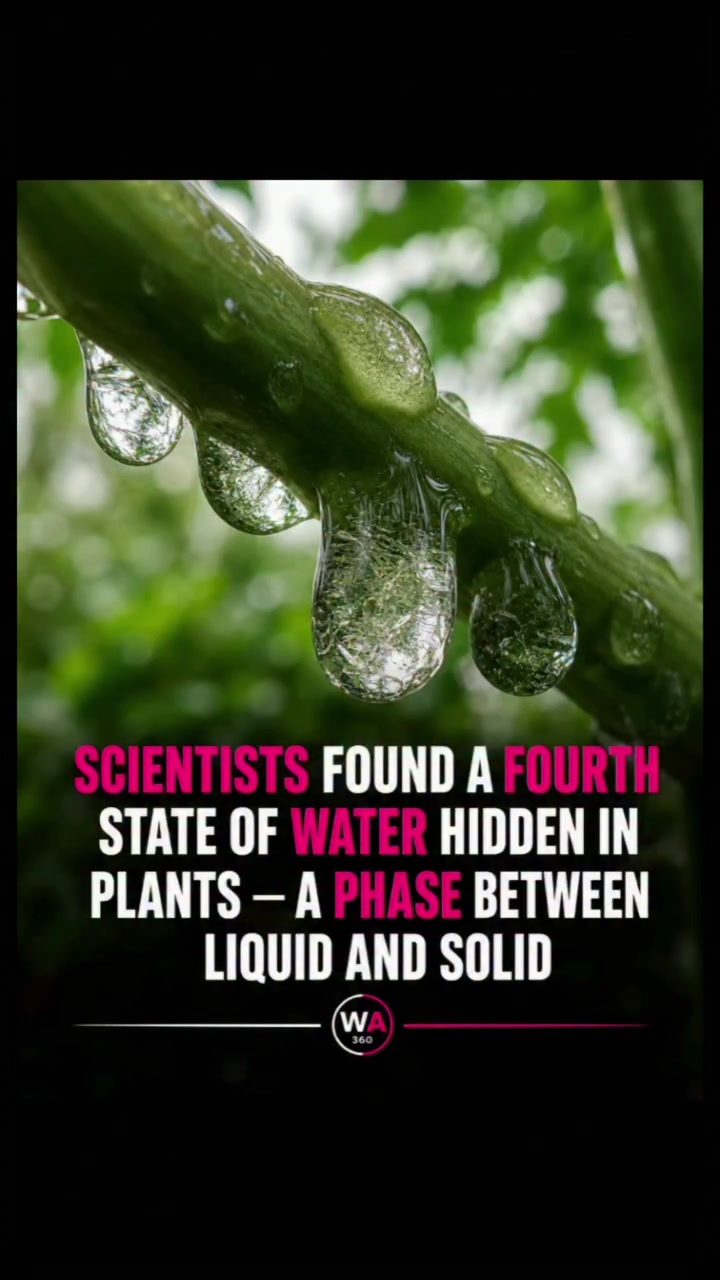 A New State of Water Discovered in Plants