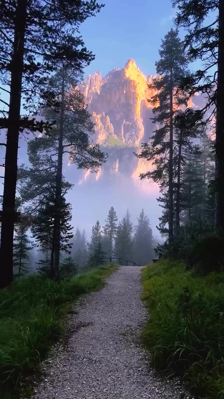 Dolomites Sunrise: Misty Peak Adventure in Italy