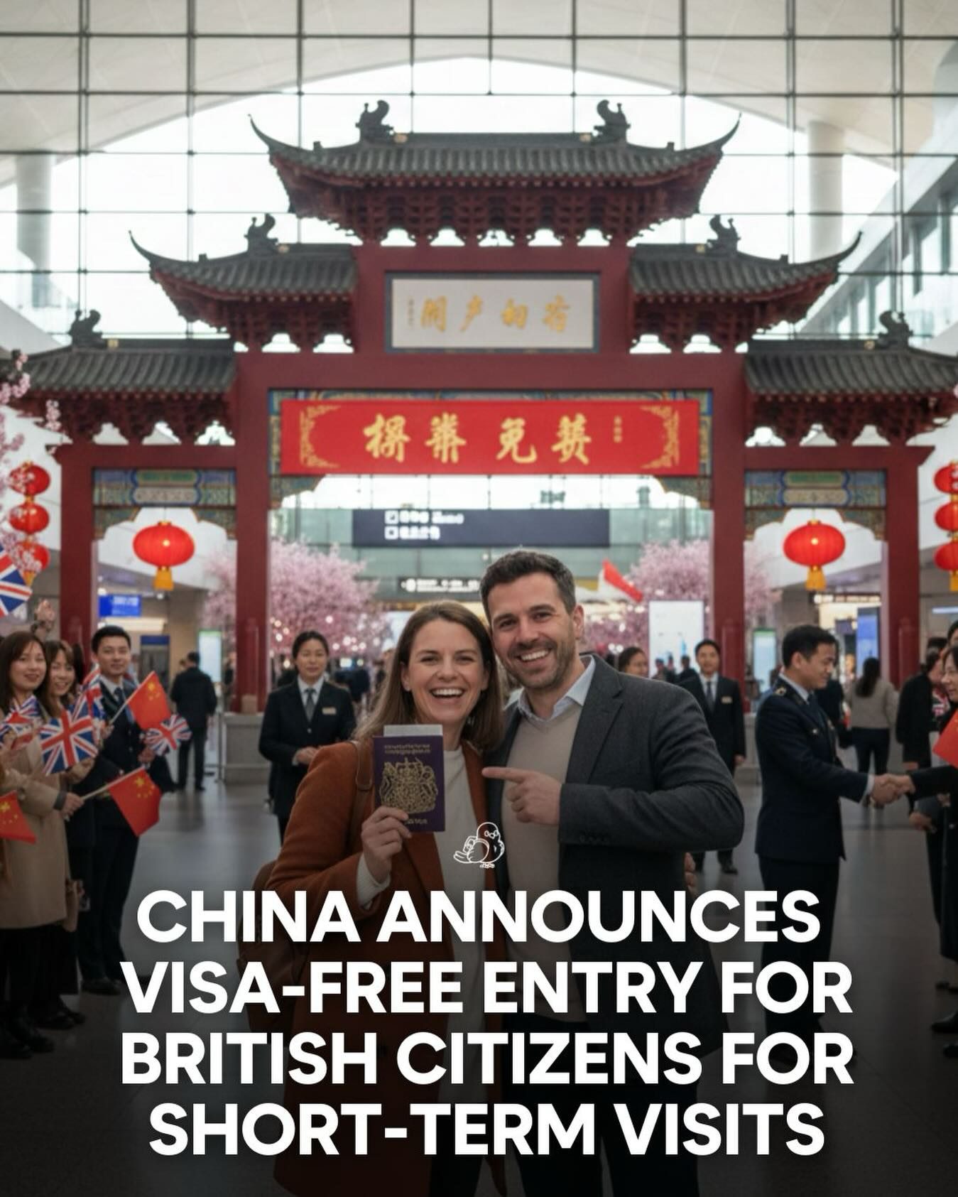 China Offers Visa-Free Entry for British Citizens