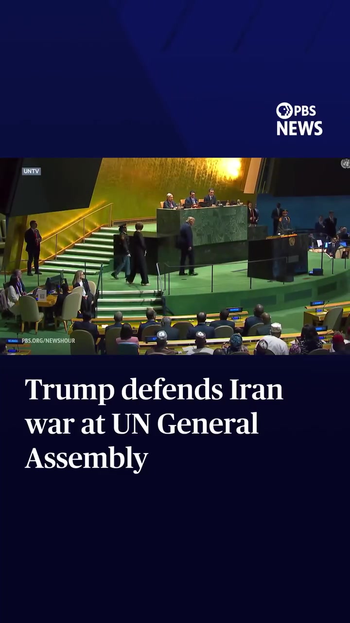 Trump's UN Speech: Iran War, Greenland Deal, Houthis