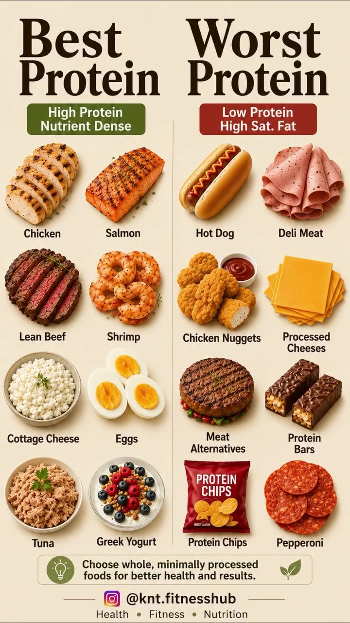 Smart Protein Swaps: Best vs. Worst Choices