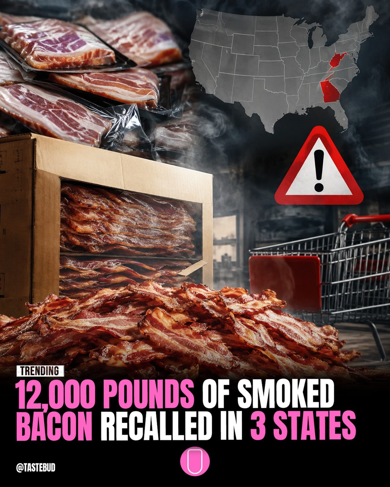 Smoked Bacon Recall: 12,000 Pounds Affected in Three States