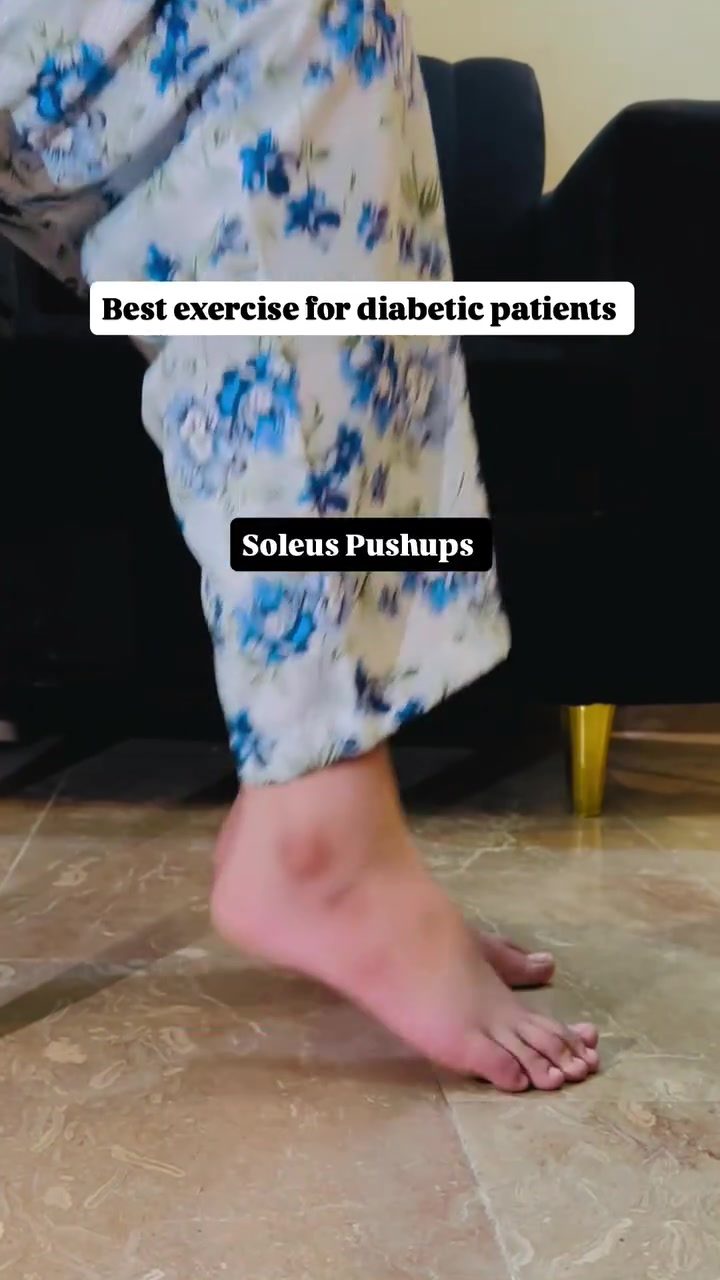 Soleus Pushups: Benefits for Diabetic Blood Sugar Control