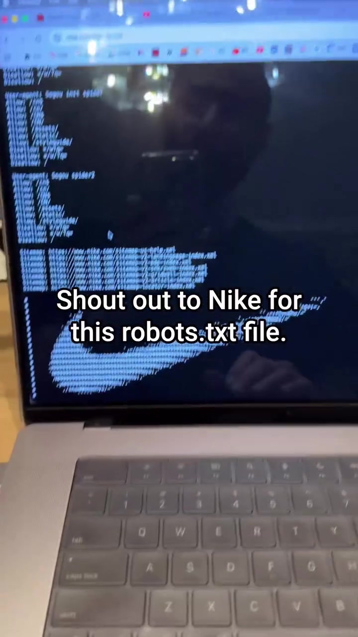 Nike's Robots.txt File: SEO Instructions for Search Engines