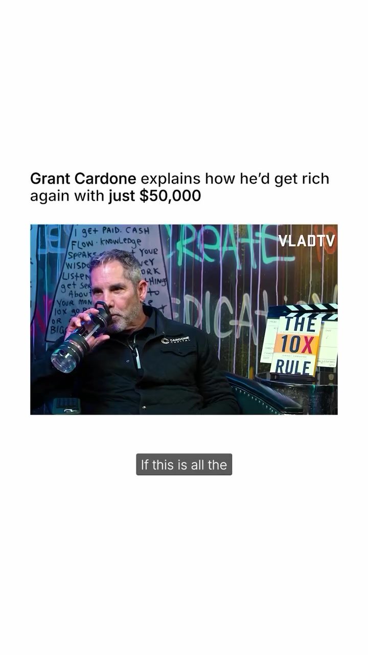 Grant Cardone's Tips: Turning $50K into a Cash-Flowing Business