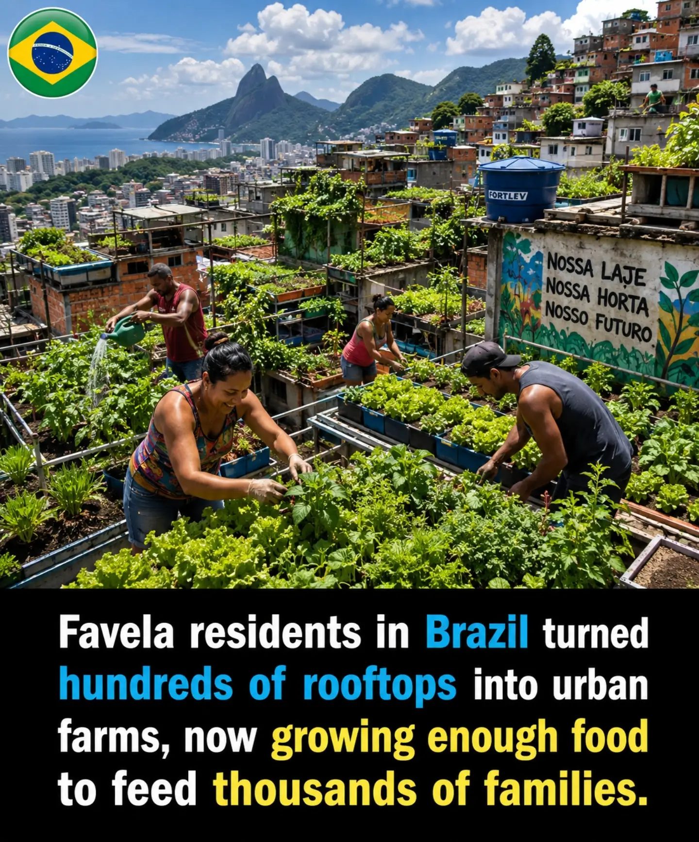 Favela Rooftop Farms: Feeding Thousands with Urban Agriculture