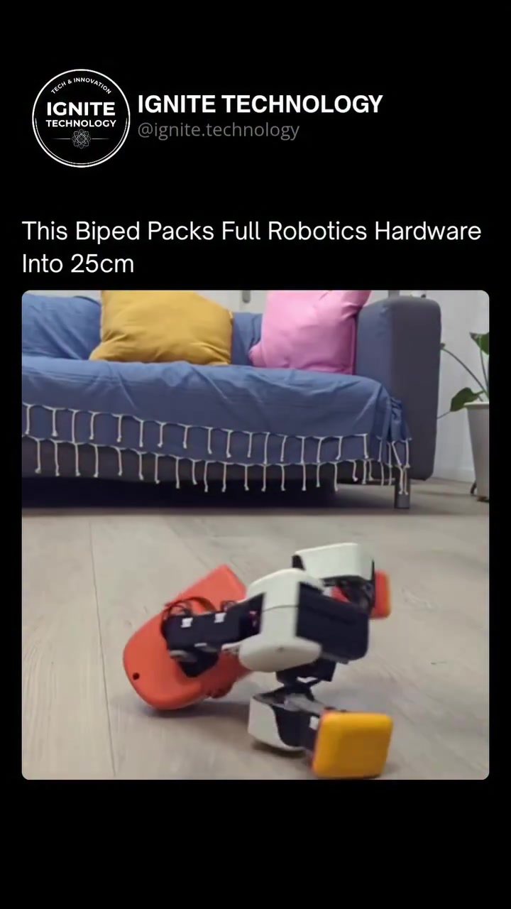 IGNITE TECHNOLOGY Unveils Compact Bipedal Robot