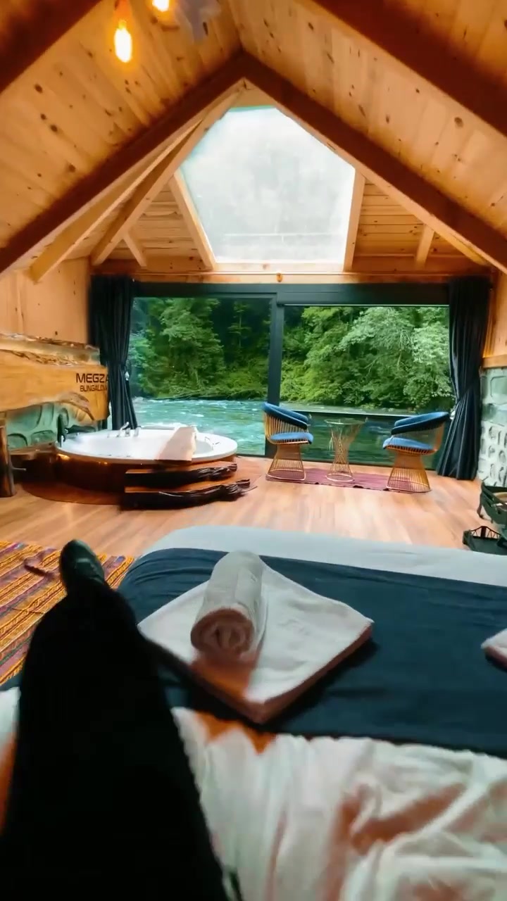 Luxury Cabin Getaway with Hot Tub and River View