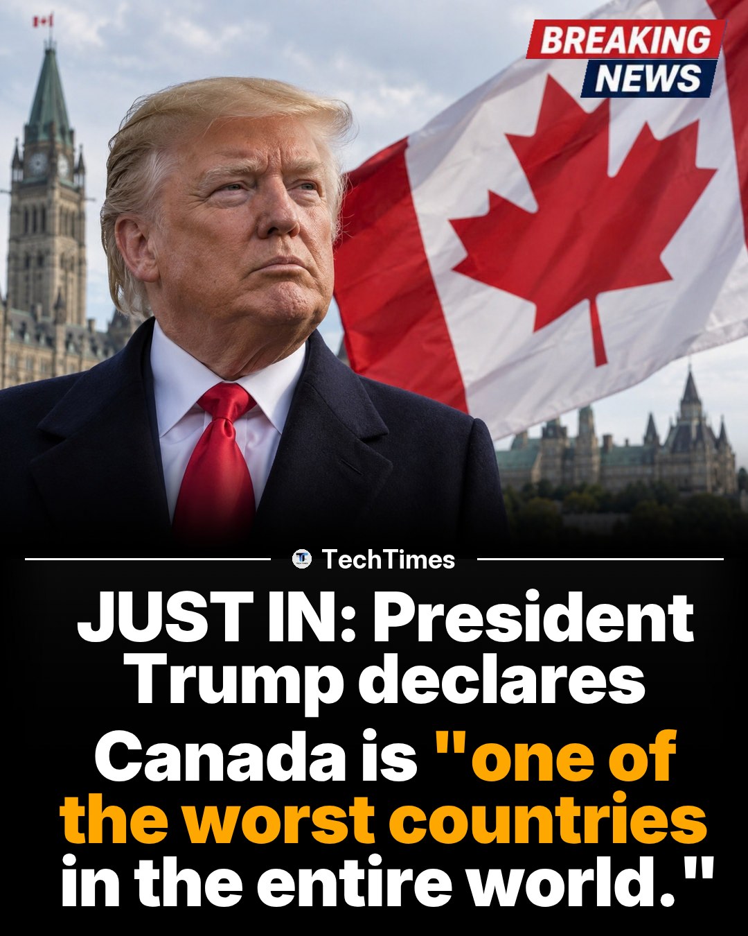 TechTimes' Satirical Trump Canada Commentary