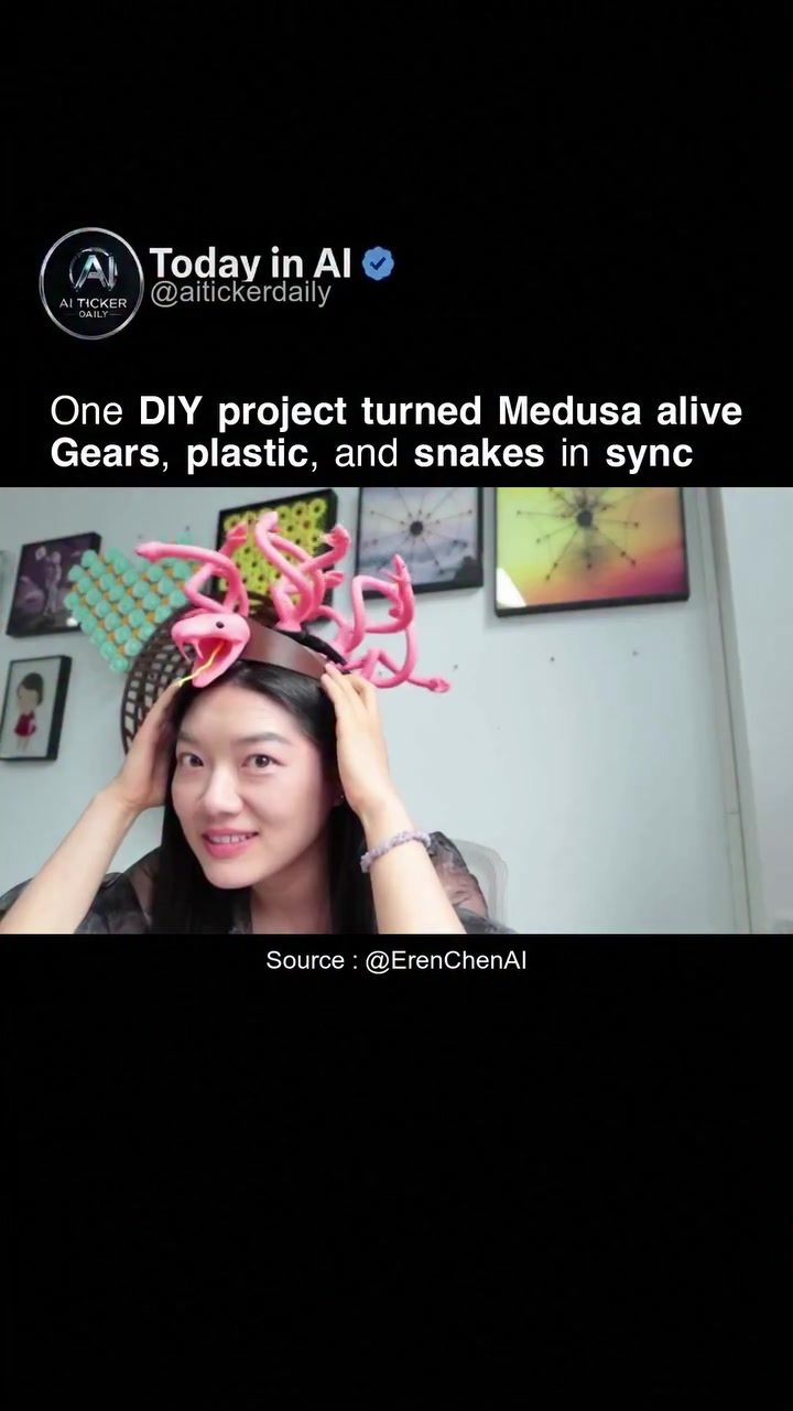 Crafting a Gear-Driven, 3D-Printed Medusa: A DIY Masterpiece