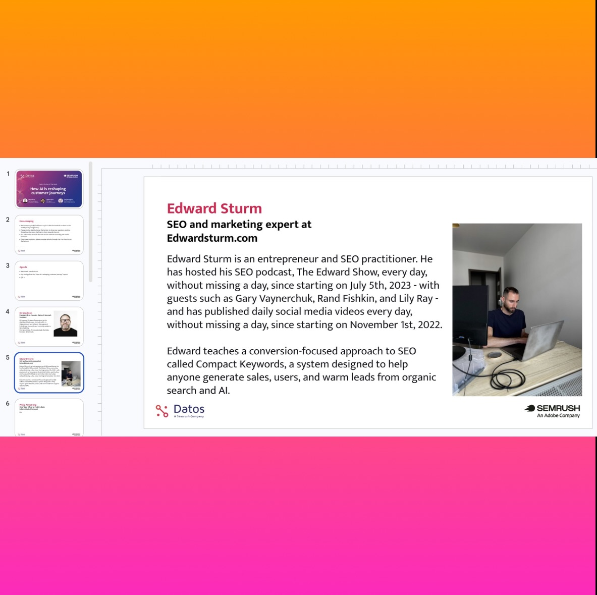 Edward Sturm's Daily SEO Podcast: The Edward Show