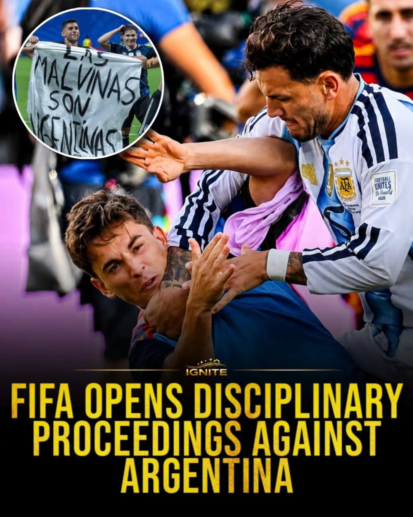 FIFA's Disciplinary Action: Argentina's Controversial Banner