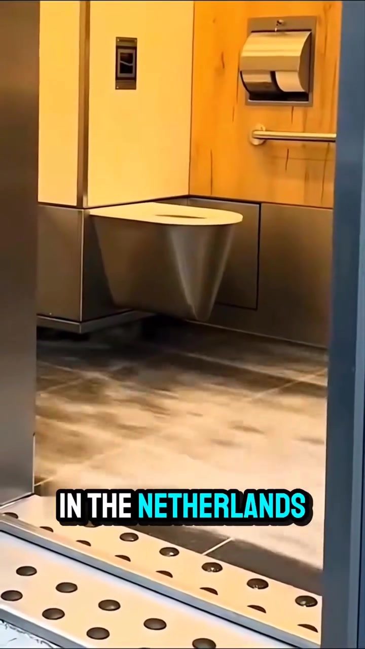 Revolutionary Dutch Toilet Design: Cleanest Public Restroom in the World