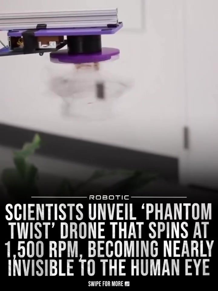 Northwestern's Invisible Drone: The Phantom Twist's 1,500 RPM Spin