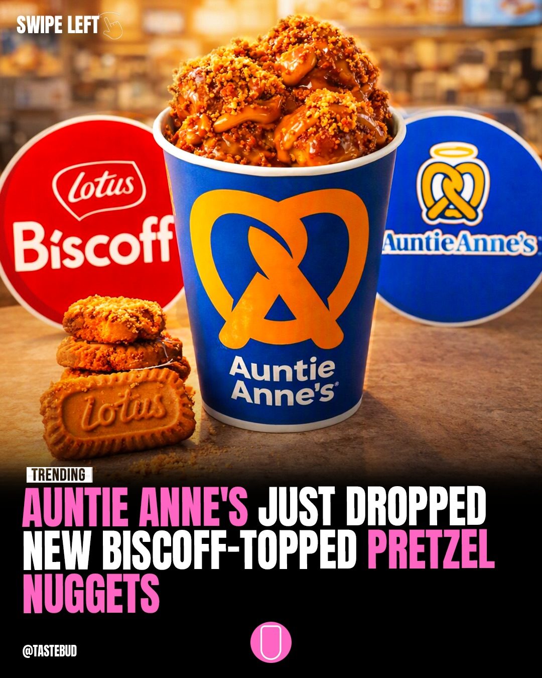 Auntie Anne's New Biscoff Pretzel Nuggets: A Sweet Salty Twist