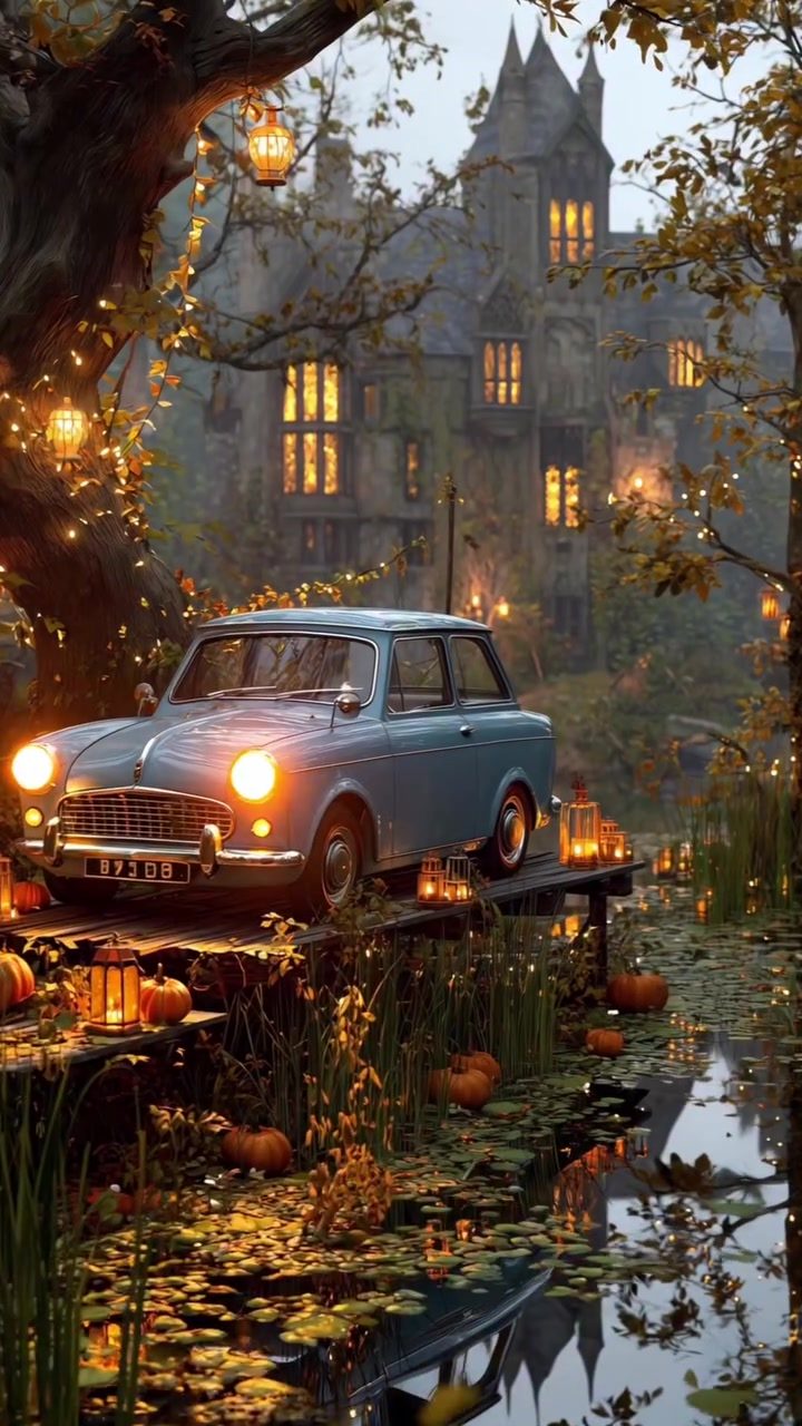Enchanting Autumn Scenery and Cozy Interiors