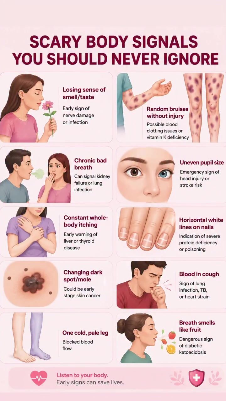 Early Warning Signs Your Body Gives Before Serious Illness