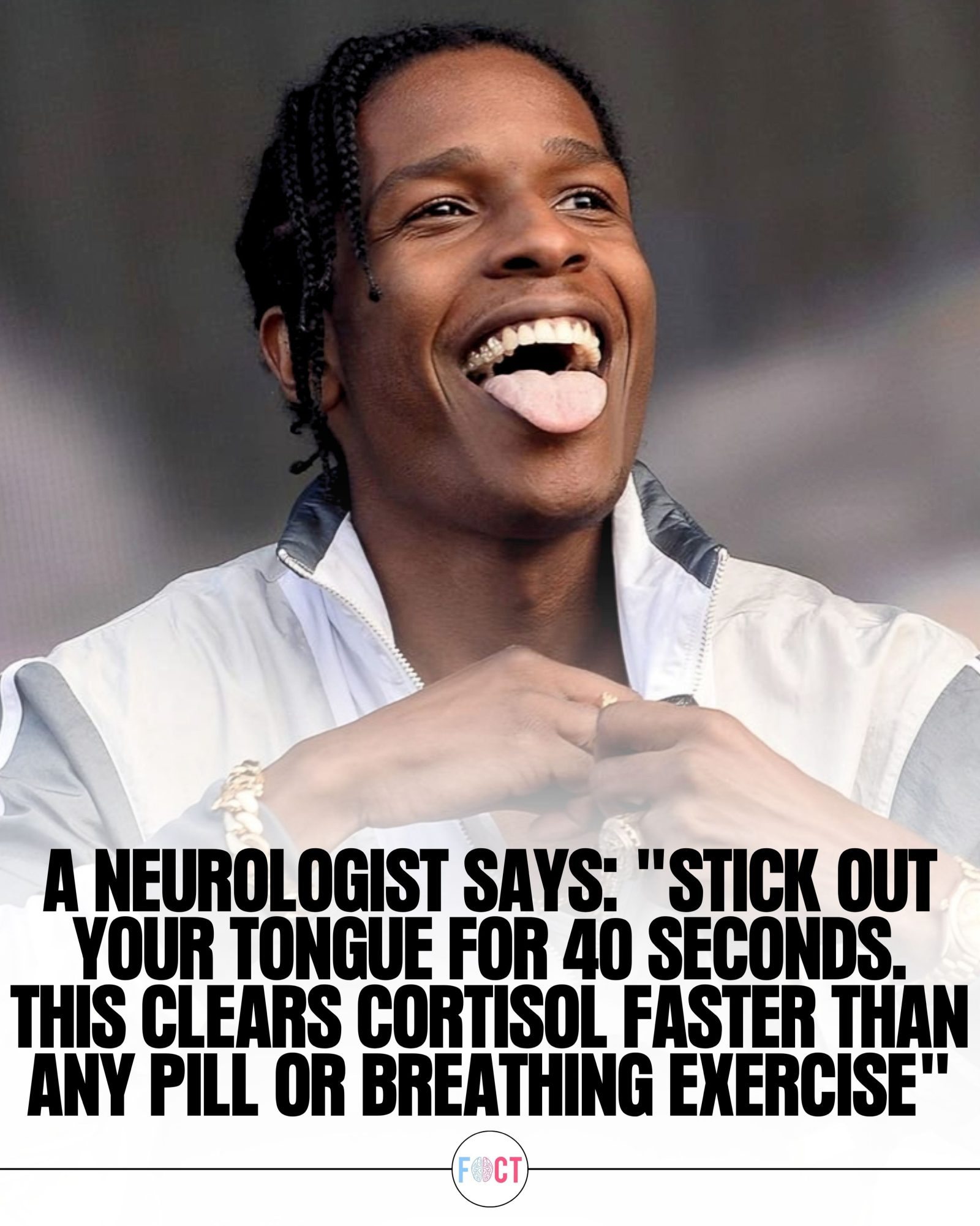 Quick Stress Relief: Neurologist's 40-Second Tongue Trick vs. Pills & Exercise